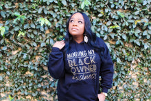 Load image into Gallery viewer, See My Color, See Me.; Minding My Black Owned Business Unisex Hoodie (Gold)