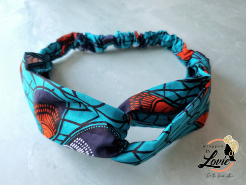 Paisley Sea Stretch Headband